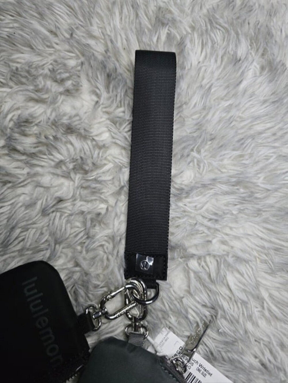lululemon athletica Black and Gray RARE Color Dual Wristlet Pouch - Picture 6 of 9